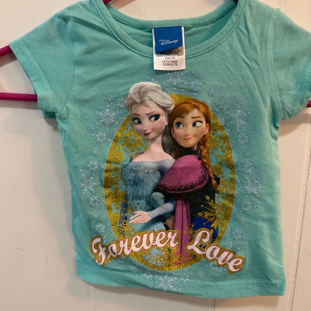 Disney Frozen Kids T-Shirt - Teal